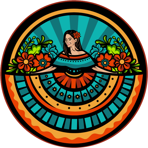 La Flor Mixteca dancer emblem